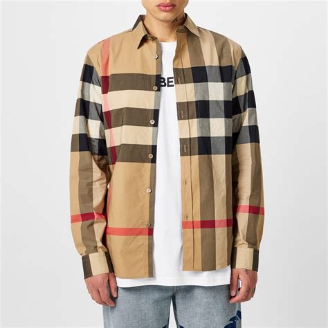 mens burberry shirt uk|burberry men's long sleeve shirt.